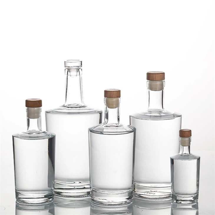 1000ml Vodka Glass Bottle With Cork