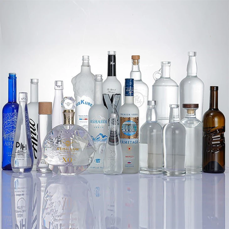 1000ml Vodka Glass Bottle With Cork